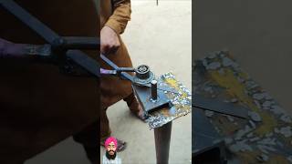 Flat bar bending tools weldingtricks bending shorts tools youtubeshorts [upl. by Nossaj]