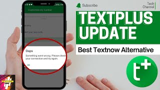 Textplus Update 2023  Textplus Sign Up Error Fix [upl. by Mavra566]