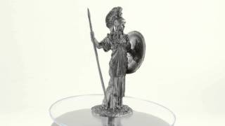 Greek goddess Athena metal sculpture Collection miniature Tin toy soldier figurine [upl. by Daffie]