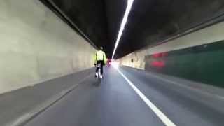 Cycling through Rotherhithe tunnel [upl. by Akinnej]