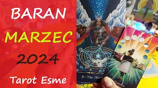 BARAN MARZEC 2024♈🌸 czytanie tarota tarot horoskop TarotEsme [upl. by Skillern]