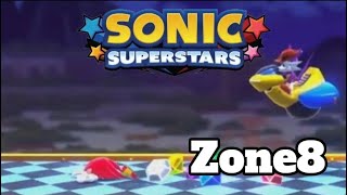 SONIC SUPERSTARS Zone 8 Golden Capital [upl. by Nemracledairam]