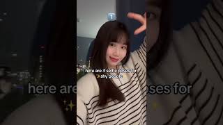 3 selfie pose ideas for shy girls 🍰 douyin kbeauty poseideas chinesegirl kpop selfie [upl. by Leann]