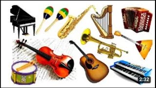 Musical Instruments Names and Sounds for Kids to Learn Daily use Musical Instruments Names amp video [upl. by Omidyar446]