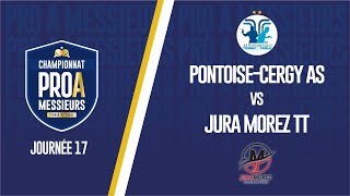 PRO A MESSIEURS  J17  PONTOISE CERGY AS vs JURA MOREZ TT [upl. by Ennaxor84]