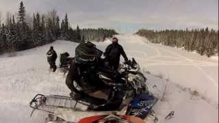 Sledding in Cochrane Ontario [upl. by Adelheid]