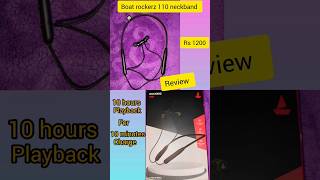 boat rockerz neckband 110 under 1200 review shortvideo shorts assam digboi [upl. by Drahcir110]