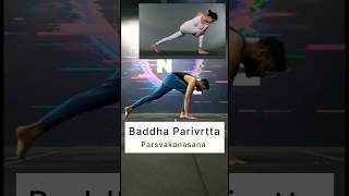 Baddha Parivrtta Parsvakonasana  TUTORIAL  yoga tutorial viralvideo [upl. by Eirelam535]