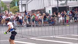 City Biathlon 2023 in Wiesbaden am 13 August 2023  Short clip 2  Biathlon Mens [upl. by Gellman]