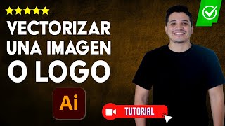 Cómo VECTORIZAR automáticamente una IMAGEN o LOGO en Illustrator  ✅Rápido y sencillo💻 [upl. by Fechter461]