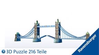 Ravensburger 3D Puzzle Tower Bridge  London [upl. by Aitselec265]