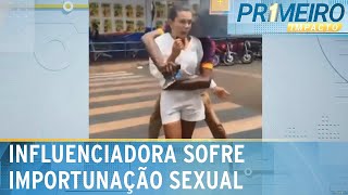 Influenciadora é vítima de importunação sexual em Goiás  Primeiro Impacto 280224 [upl. by Merrilee754]