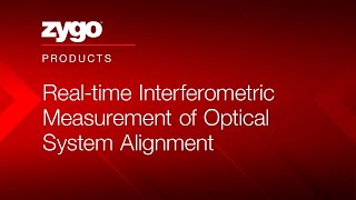 Realtime Interferometric Measurement of Optical System Alignment [upl. by Berlinda950]