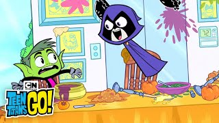 Favorite Titans Food Fights  Teen Titans Go  Cartoon Network [upl. by Neira62]