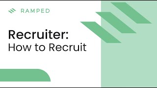 Recruiter How to Recruit [upl. by Still]