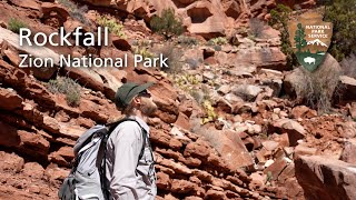 Rockfall in Zion National Park [upl. by Sorkin]