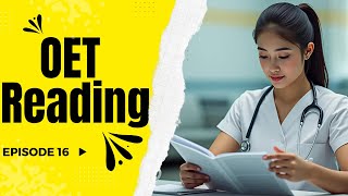 OET Reading Practice Test 16 Best material All profession  OET Answers Official [upl. by Niko]