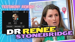 Dr Renee Stonebridge Testimony Rewind [upl. by Nahallac]