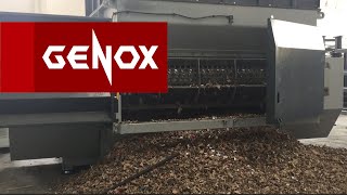 Single Shaft Shredder For Paper  BH 2800  Genox Recycling Tech [upl. by Anigger]