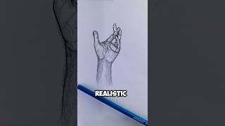 Master Hand Drawing Easy Steps for Perfect Proportions and Realistic Shading art shorts foryou [upl. by Yeldua]