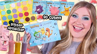 POKEMON X COLOURPOP IS FINALLY HERE The CUTEST Collection [upl. by Enaile]