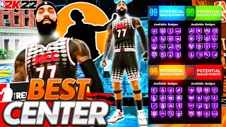 NBA 2K22  The Best VERSATILE PAINT BEAST Center Build My REBIRTH Build For Rec  iPodKingCarter [upl. by Adalard551]