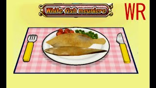 WR White Fish Meuniere  139  Cooking Mama  Cook Off [upl. by Nunci]