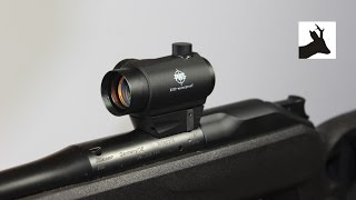 PWS KZ03 red dot sight and Henneberger Blaser mount  Kolimator zamknięty PWS [upl. by Ayyidas]