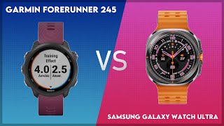 Garmin Forerunner 245 vs Samsung Galaxy Watch Ultra Comparison [upl. by Friederike]