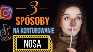 Triki makijażowe z Tiktoka Konturowanie nosaTrik od Nikkie tutorials Lifehack makeup [upl. by Garap]