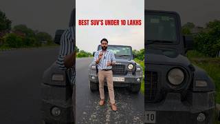 BEST CARS UNDER 10 LAKH  SUB 4 meter SUVS  Which one is your favourite  car suv bestsuv [upl. by Breen]