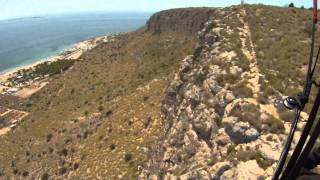 Paragliding in Santa Pola Spanien  August 2010 [upl. by Akiehs429]