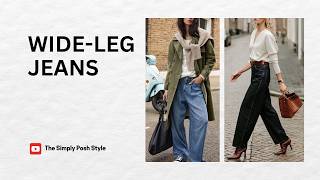 From Casual to Chic  WideLeg Jeans Outfit Inspirations [upl. by Cohberg877]