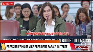 LIVE  Press Briefing of Vice President Sara Z Duterte  November 11 2024 Bacolod City [upl. by Hillyer]