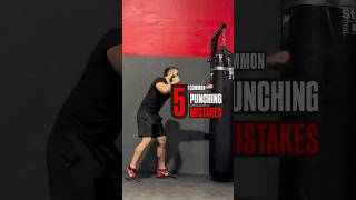 5 Common Punching MISTAKES [upl. by Yeldud110]