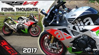 2017 Aprilia RSV4 RF Whats it really like [upl. by Hardy]