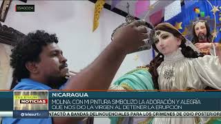 En Nicaragua comunidad católica celebra 77 años de la tradicional Gritería Chiquita [upl. by Dej]