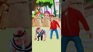 পুলিশ ও চোর বাংলা মজার কার্টুন ভিডিও Bangla Police theif Cartoon Videoshorts shortsfeed cartoon [upl. by Rosabel]