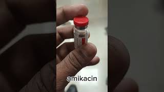 Amikacin injection antibiotics infection bacteria pharmacy doctor medicinetreatment shorts [upl. by Veriee]