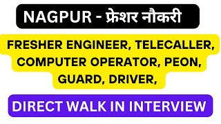 current job in nagpur  fresher job nagpur  non technical jobs  careervision nagpur  jobs [upl. by Ebeneser]