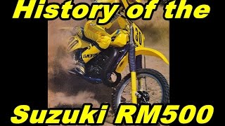 History of the Suzuki RM500 19831985  DirtBikeDudeZ [upl. by Uhsoj91]