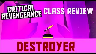 Class Reviews  DESTROYER  Critical Revengeance [upl. by Kirat570]