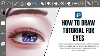 HOW TO DRAW EYES • Ibis Paint X Tutorial zepetoedits [upl. by Epifano]