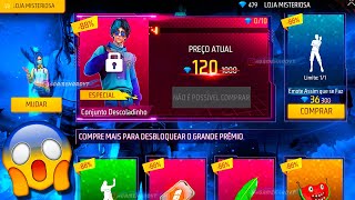 ACESSO NOVA LOJA MISTERIOSA 20 NOVAS SKINS CALENDARIO SEMANAL FREE FIRE NOVIDADES FREE FIRE [upl. by Renrag]