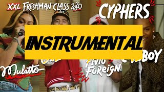 INSTRUMENTAL Fivio Foreign Calboy 24kGoldn and Mulattos 2020 XXL Freshman Cypher BEAT ONLY [upl. by Tneciv817]