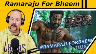 Reaction to Ramaraju For Bheem  Bheem Intro  RRR Telugu [upl. by Aecila963]