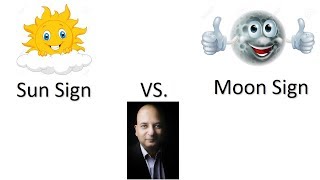 Sun Sign Vs Moon Sign  Western Vs Vedic Astrology  Astrologer Gaurav Malhotra Explains [upl. by Kristien]