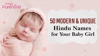 50 Best Hindu Baby Girl Names with Meanings [upl. by Trilley]