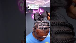 Simple and easy to dowatch and learn braidhairstyles  flowerbraid lemonadebraids subscribe [upl. by Hildegard]