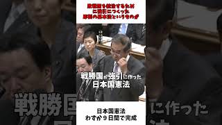 戦勝国がつくった即製の 日本国憲法 わずか9日間で完成  石原慎太郎 党首討論 [upl. by Gabriellia]